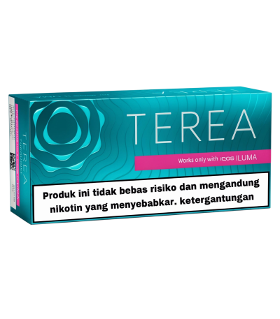 TEREA Turquoise Indonesia premium heated tobacco sticks for IQOS ILUMA in Dubai UAE
