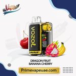 Vozol Vista 20000 Puffs Dragon Fruit Banana Cherry Disposable Vape UAE