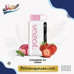 VOZOL STAR 12000 Puffs Strawberry Ice Cream single and full box
