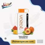 VOZOL STAR 12000 Puffs Peach Mango Watermelon single and full box