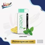 VOZOL STAR 12000 Puffs Lemon Mint single and full box
