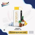 VOZOL STAR 12000 Puffs Pineapple Coconut Ice single and full box